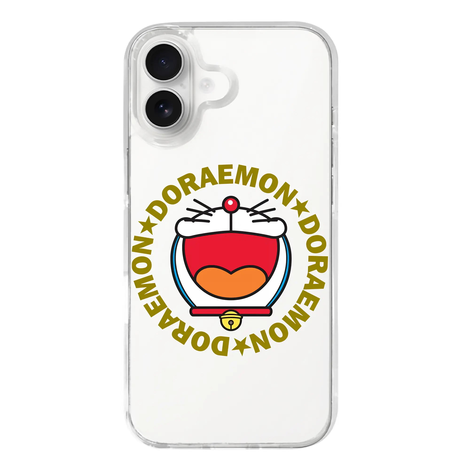 ドラえもん グッズドラえもん - iPhone 17シリーズ 透明スマホケース – 薄型・耐衝撃・精密フィット保護カバー